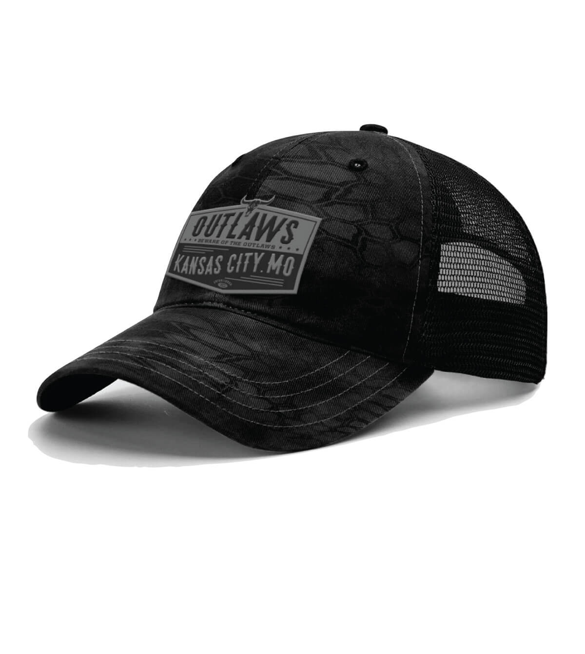 District Trucker Hat - Black/White