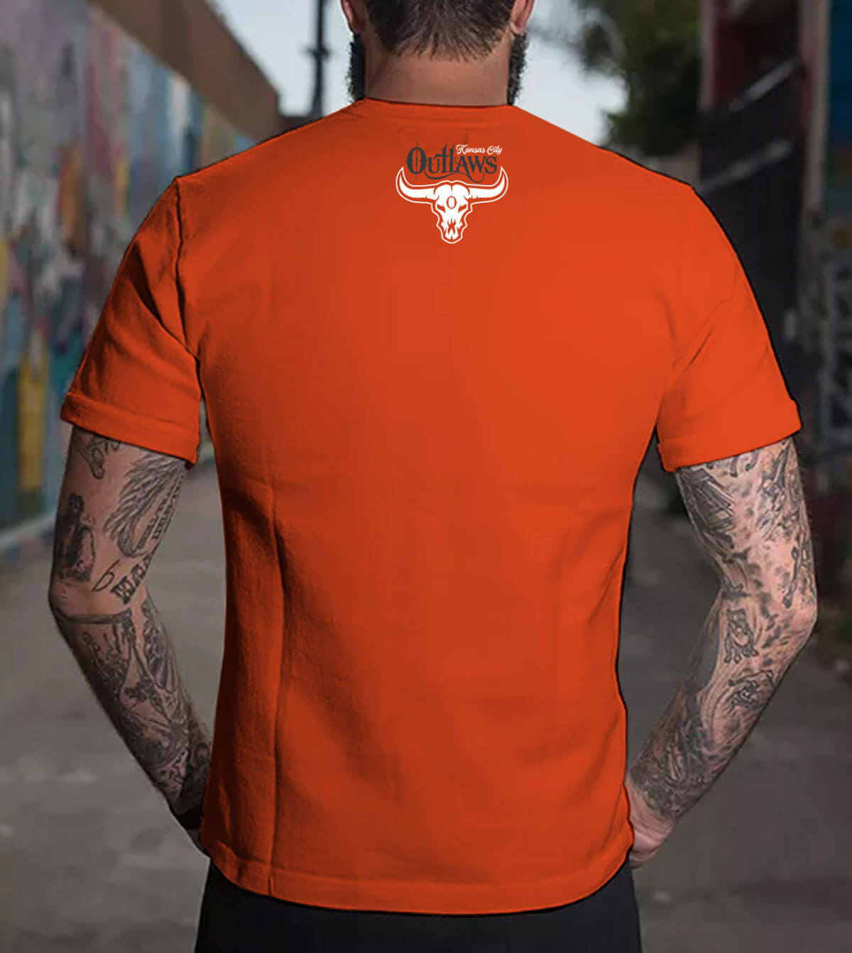 Back view of the "Attitude is Everything" t-shirt.