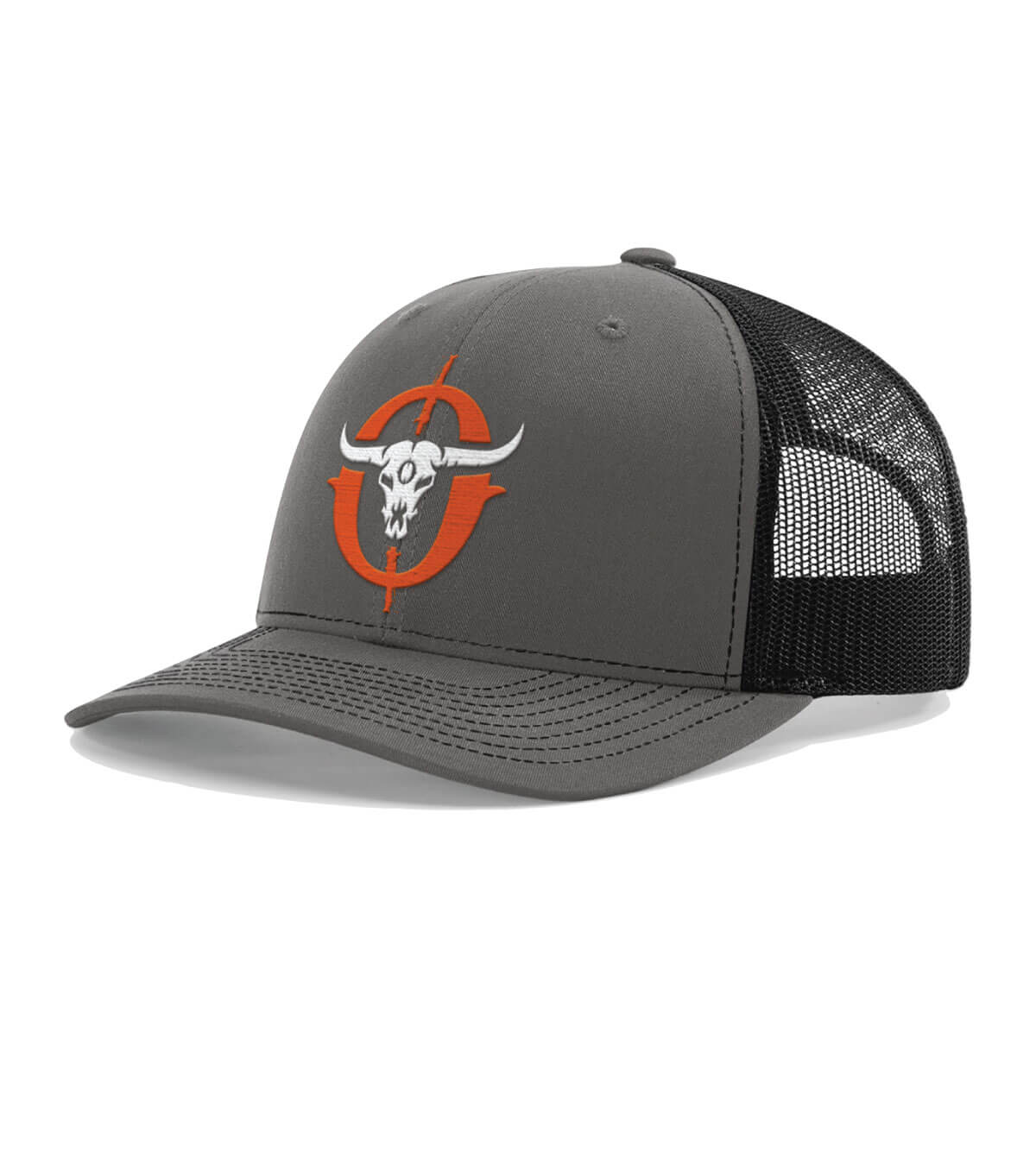 Front view of the Outlaws Alternate Logo - 112+ R-Flex Adjustable Trucker Cap