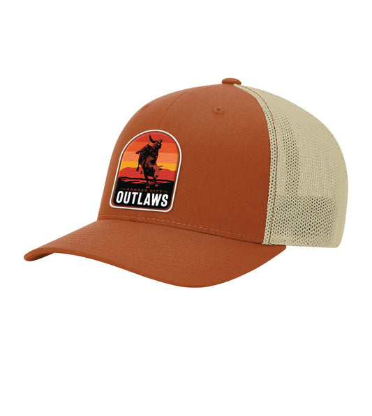 Front view of the Outlaw Attitude Limited Trucker Hat